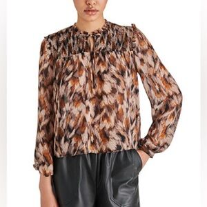 Steve Madden Patterned Blouse